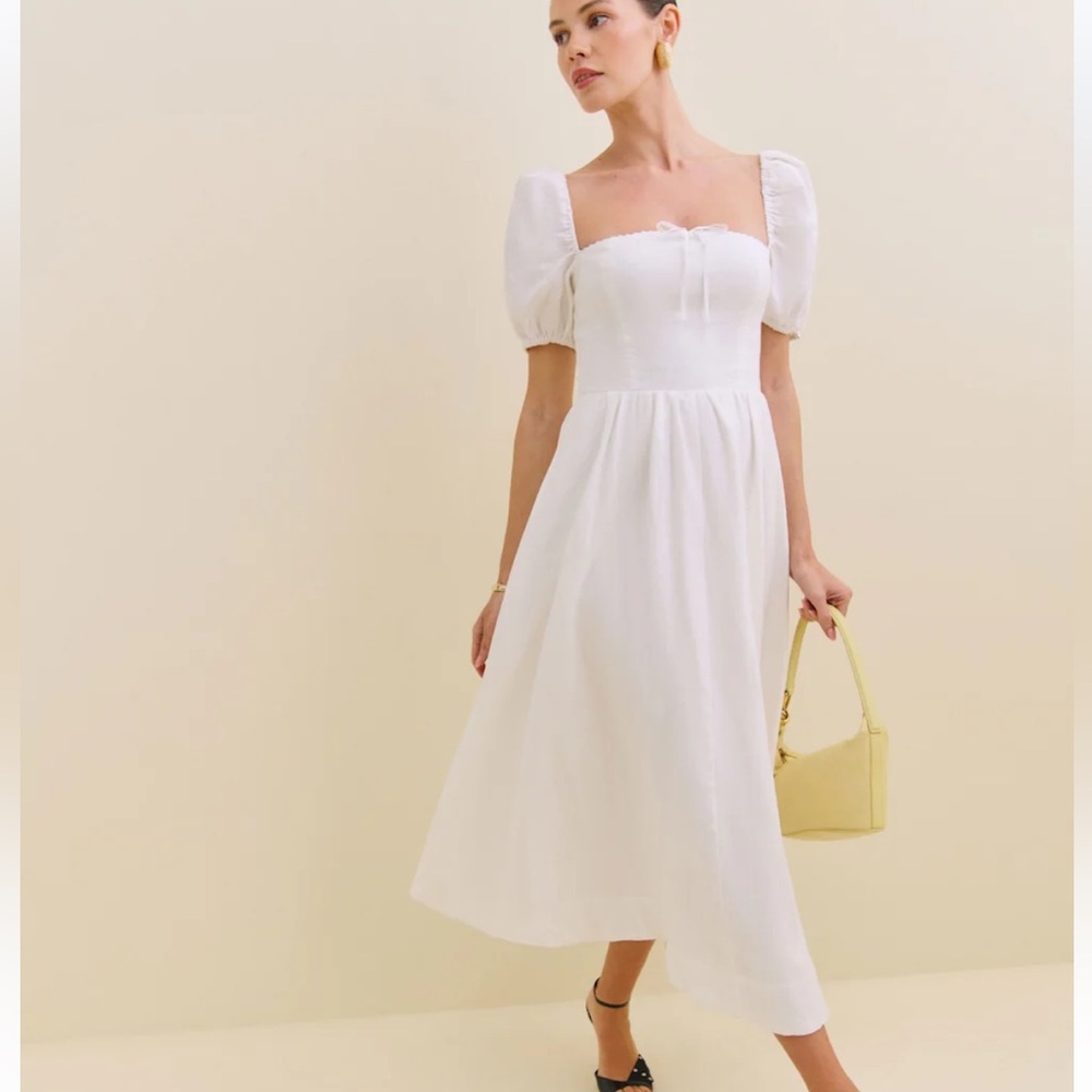 REFORMATION Marella Linen Dress